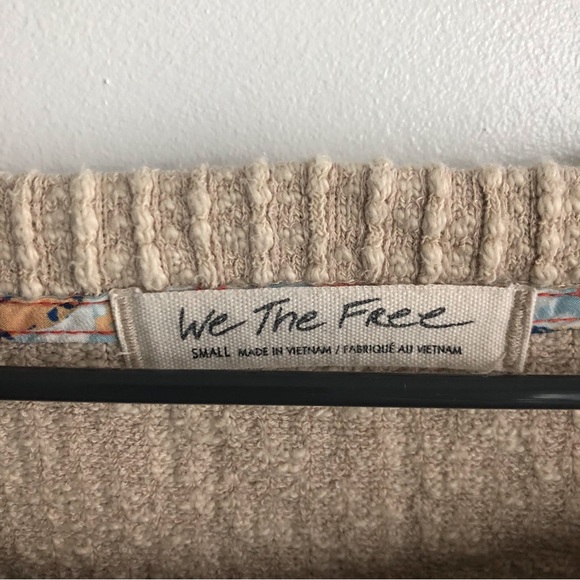 Free people we the free boardwalk hacci sweater - Picture 3 of 5